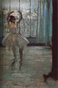 Edgar Degas Dance doing pose china oil painting reproduction